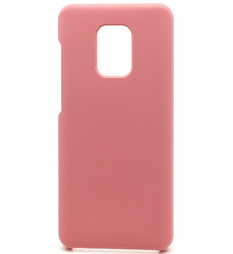 Задняя накладка SILICONE COVER Color для Xiaomi Redmi Note 9S/Redmi Note 9 Pro (004) розовый