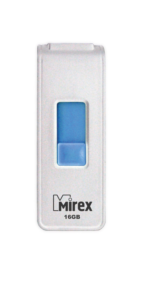 USB 16Gb Mirex Shot белый (ecopack)