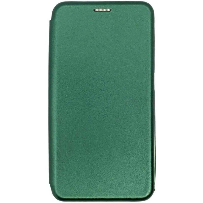 Чехол футляр-книга WELLMADE для Xiaomi Redmi Note 11 темно-зеленый