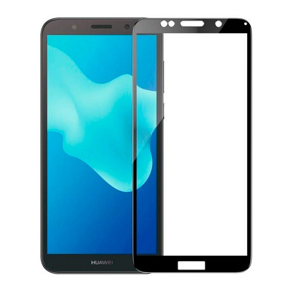 Противоударное стекло NONAME для Huawei Y5 (2018)/Honor 9S с рамкой