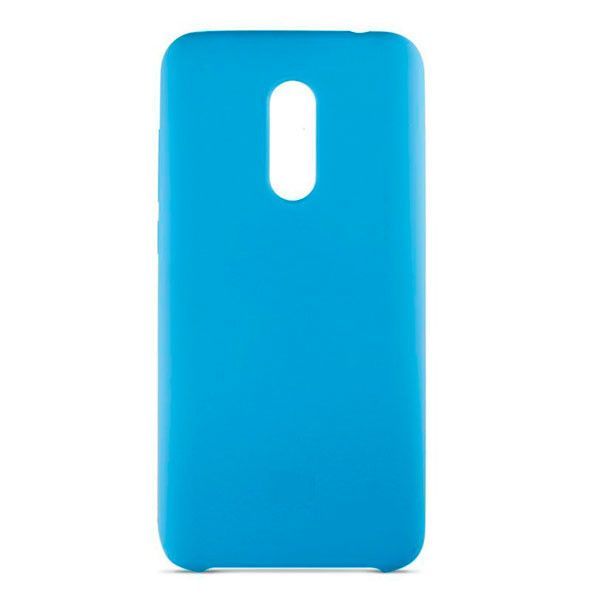Задняя накладка SILICONE COVER для Xiaomi Redmi 5 Plus голубая