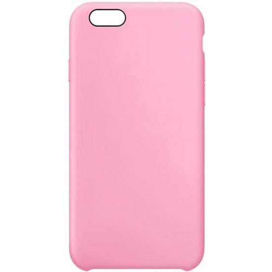 Cиликоновый чехол CTR для iPhone 6/6S Soft Touch (розовый) 6