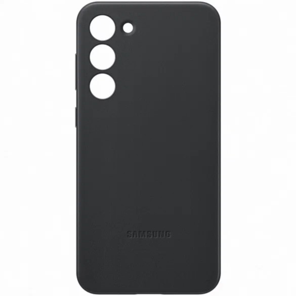 Задняя накладка LEATHER CASE для Samsung Galaxy S23 Plus №06 Черный