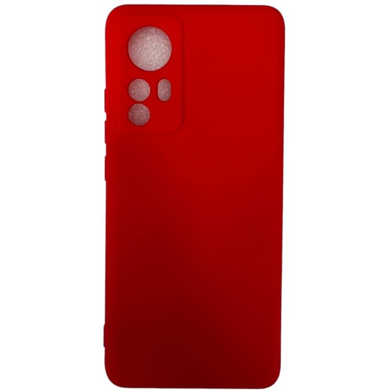 Задняя накладка SILICONE COVER для Xiaomi 12X 5G №17 Красный