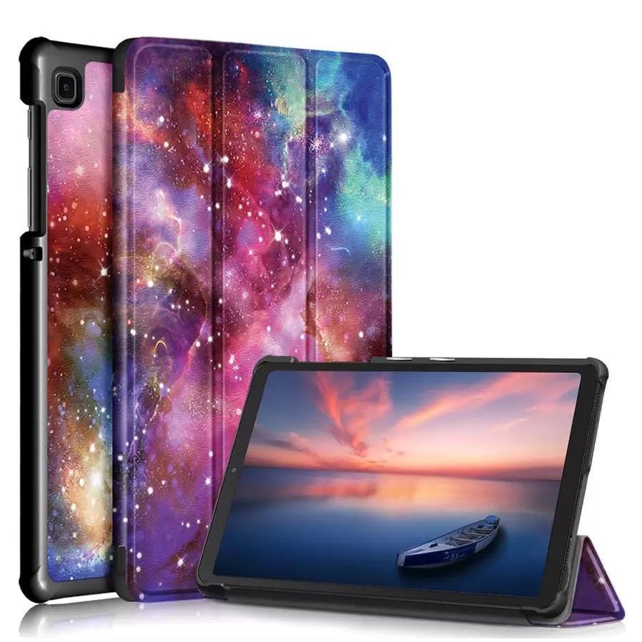 Чехол футляр-книга ZIBELINO Tablet для Samsung Galaxy Tab A7 Lite (8.7") (T220/T225) ("Космос") с магнитом