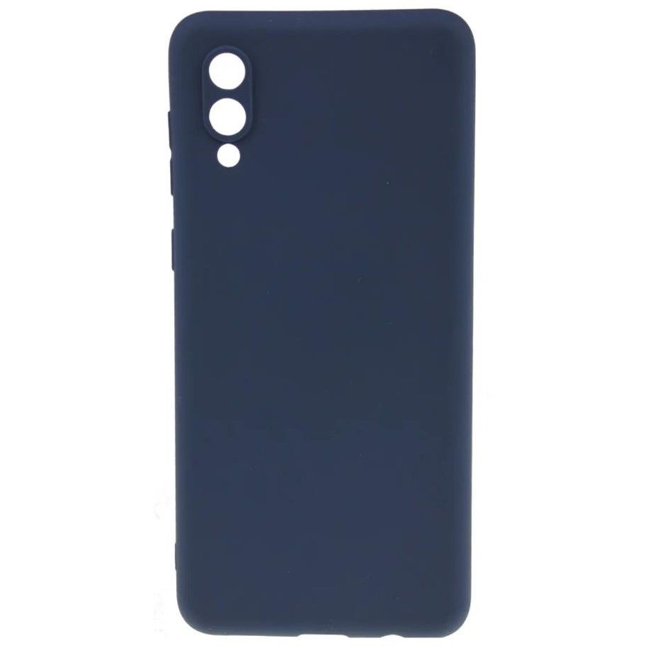 Силиконовый чехол NONAME для Samsung Galaxy A02 темно-синий
