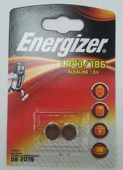 Элемент питания ENERGIZER AG12 (LR43/186) BL-2