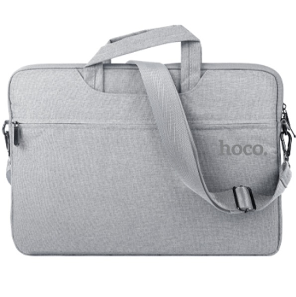Сумка для ноутбука 14,0" HOCO Simple GT1, ткань, на молнии, серый