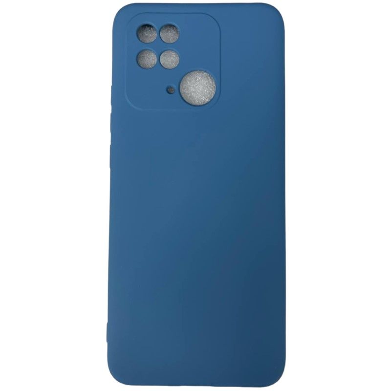 Задняя накладка SILICONE COVER для Xiaomi Redmi 10C голубой
