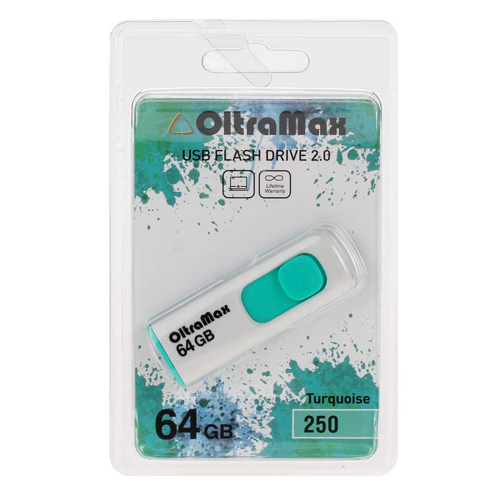 USB 64Gb OltraMax 250 Turquoise