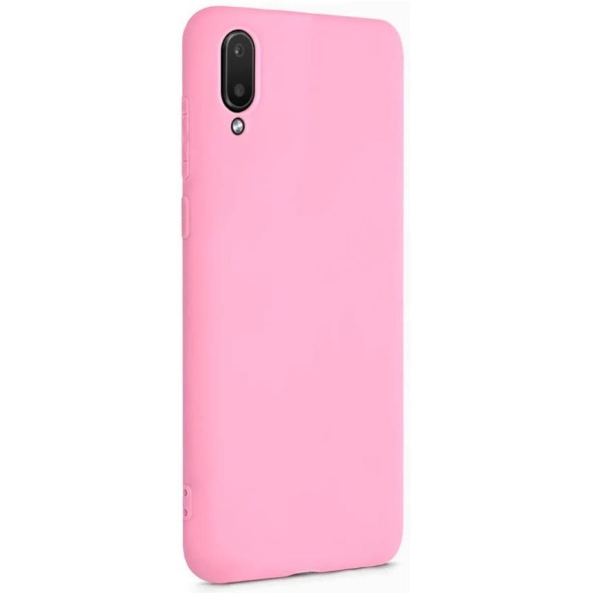 Задняя накладка SILICONE COVER для Samsung Galaxy A02 розовый 