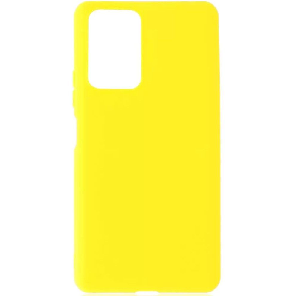 Задняя накладка ZIBELINO Soft Matte для Xiaomi Redmi Note 10 Pro 4G (желтый) защита камеры