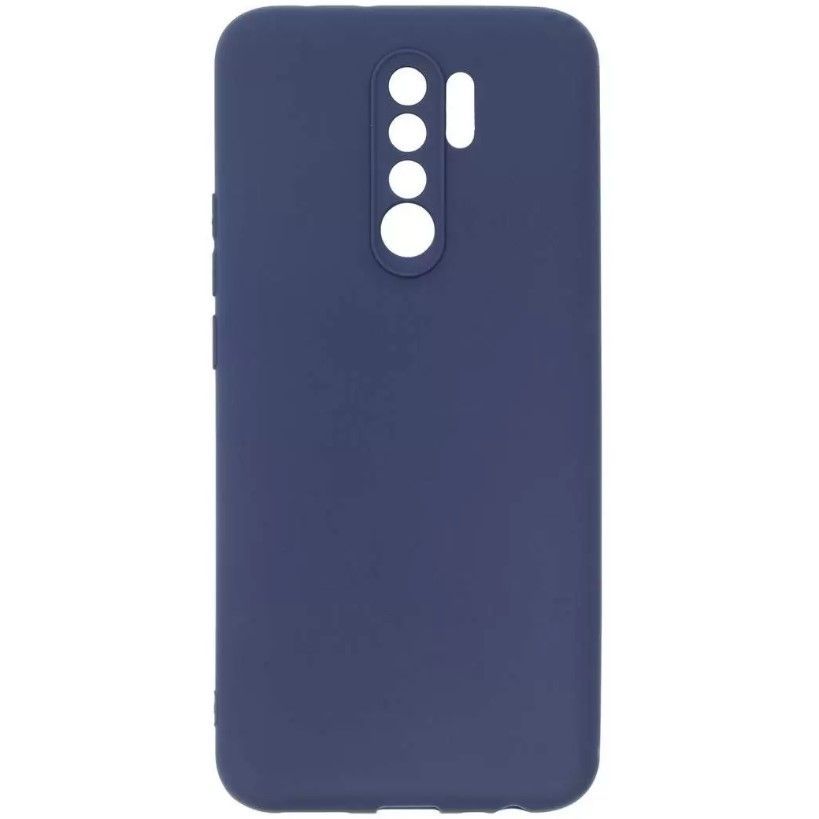 Задняя накладка ZIBELINO Soft Matte для Xiaomi Redmi 9 (синий) защита камеры