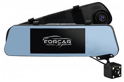 Видеорегистратор FORCAR MR-F680FHD (зеркало 6,8, 2 камеры)