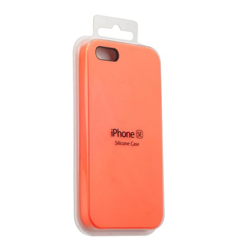 Задняя накладка ZIBELINO Soft Case для Apple IPhone 5/SE (оранжевый)