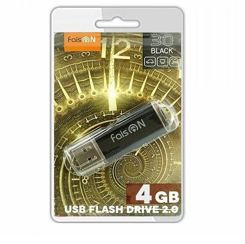 USB  4Gb FAISON Drive 30 чёрный