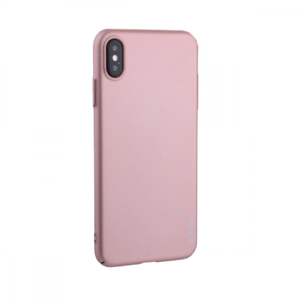 Задняя накладка DEPPA для iPhone XS MAX розовое золото (Air Case)