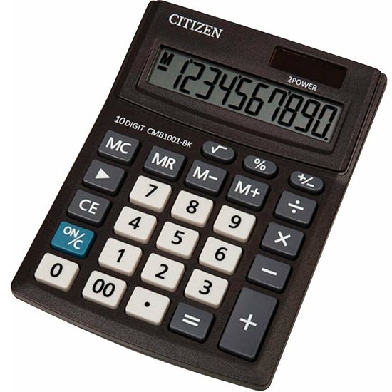 Калькулятор CITIZEN CMB1001BK черный 10-разр.