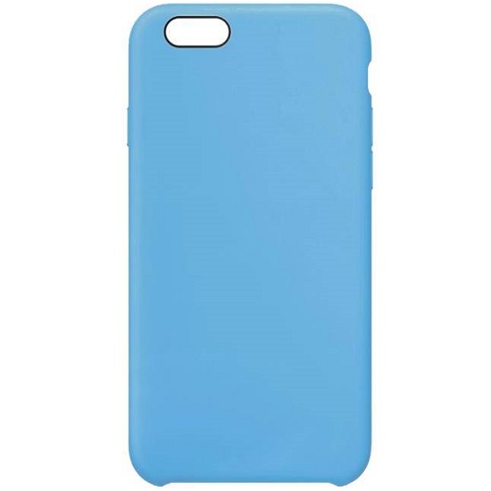 Cиликоновый чехол CTR для iPhone 6/6S Soft Touch (голубой) 16