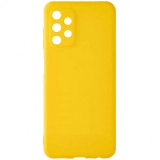 Задняя накладка ZIBELINO Soft Matte для Samsung Galaxy A13 4G (желтый) защита камеры