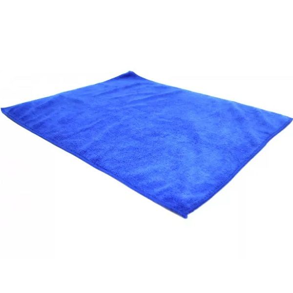 Салфетка микрофибра размер 40*50см, 260г., широкая, многослойная, цвет синий