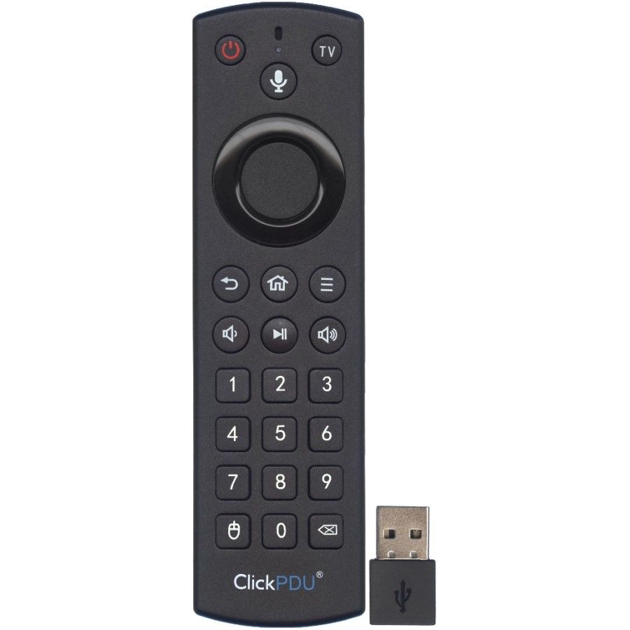 Пульт ClickPDU Air Mouse U26 2.4GHz обучаемый пульт с гироскопом и голосовым управлением для Android TV Box, PC