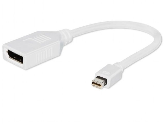 Переходник miniDisplayPort <--< DisplayPort  0.16м DPF-DPM-001-W белый 082037