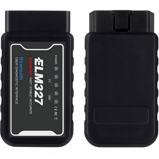 Автосканер БП ELM-327 (OEM) Bluetooth v1.5 черный (SC03-B)