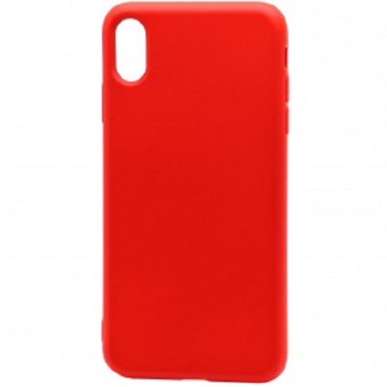 Задняя накладка SILICONE CASE NEW ERA для iPhone XS Max красный