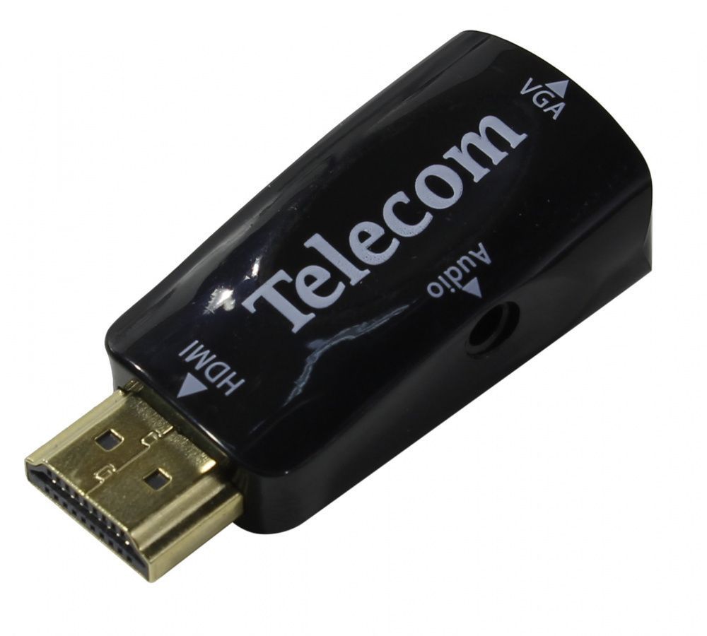 Переходник HDMI <--> VGA TELECOM TTC4021B с питанием