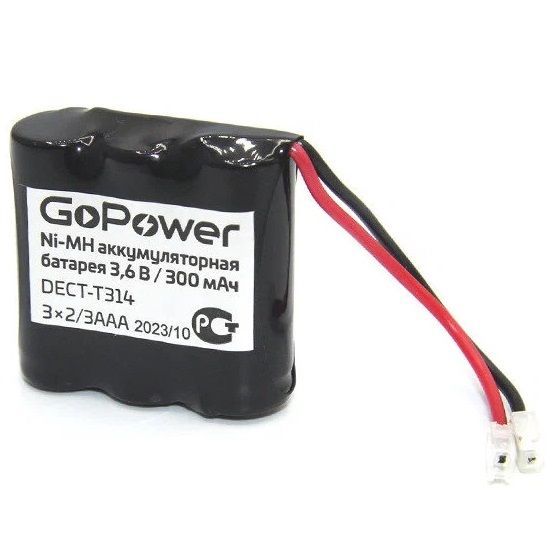 Аккумулятор GoPower T314 PC1 NI-MH (1/15/300)  для радиотелефонов