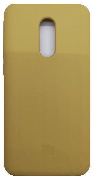 Задняя накладка SILICONE COVER для Xiaomi Redmi 5 Plus золотая