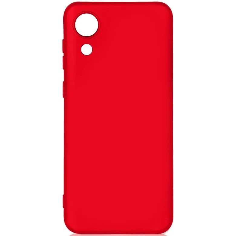 Задняя накладка AKSS для Samsung Galaxy A03 Core 4G , в техпаке, красный