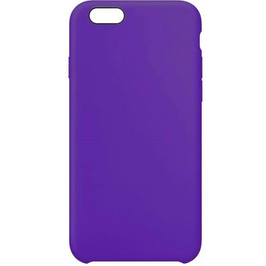 Cиликоновый чехол CTR для iPhone 6/6S Soft Touch (фиолетовый) 30