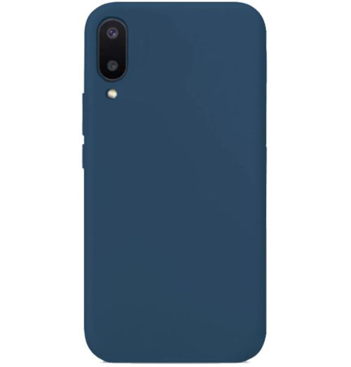 Задняя накладка  GRESSO коллекция Меридиан для Samsung Galaxy A02 темно-синий