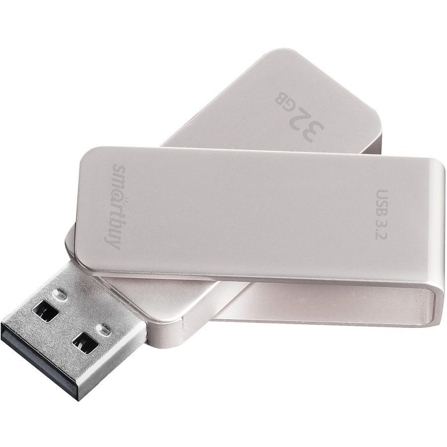 USB 32Gb Smart Buy M1 серый/металлик 3.0