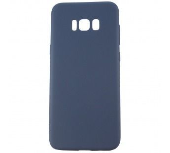 Задняя накладка ZIBELINO Soft Matte для Samsung Galaxy S8 (синий)