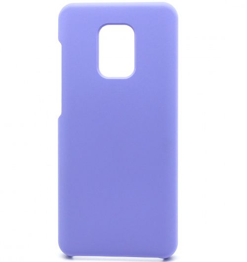 Задняя накладка SILICONE COVER Color для Xiaomi Redmi Note 9S/Redmi Note 9 Pro (013) сиреневый