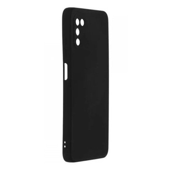 Задняя накладка PERO Soft Touch для Samsung Galaxy A03S черный