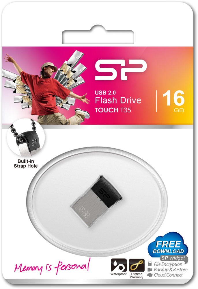 USB 16Gb Silicon Power Touch T35 серебро