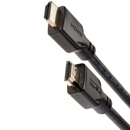 Кабель HDMI <--> HDMI  2.0м TELECOM TCG255, 8K, чёрный