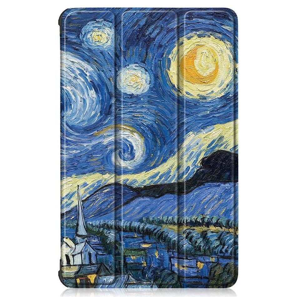 Чехол футляр-книга ZIBELINO Tablet для Samsung Galaxy Tab S6 Lite (10.4'') (P610/P615/P619) ("Ночь") с магн