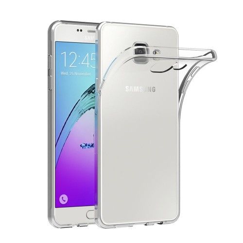 Силиконовый чехол NONAME для SAMSUNG Galaxy A7 (2016) прозрачный, глянцевый, в техпаке