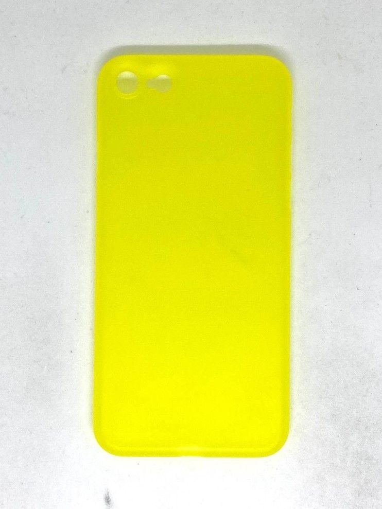 Задняя накладка GRESSO. Коллекция Спарк слим для iPhone 7/8/SE2 желтый