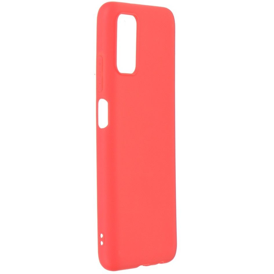 Задняя накладка PERO Soft Touch для Samsung Galaxy A03S красный
