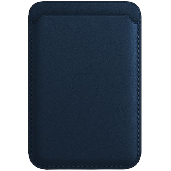 Кошелек для карт MagSafe Silicone Wallet для Apple iPhone Тёмно-синий