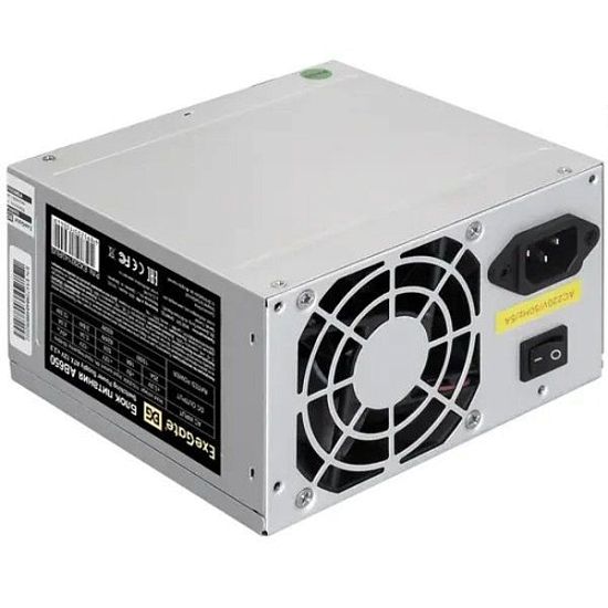Блок питания 650W EXEGATE EX292143RUS AB650 (ATX, 8cm fan, 24pin, 4+4pin, 3xSATA, 2xIDE, FDD)