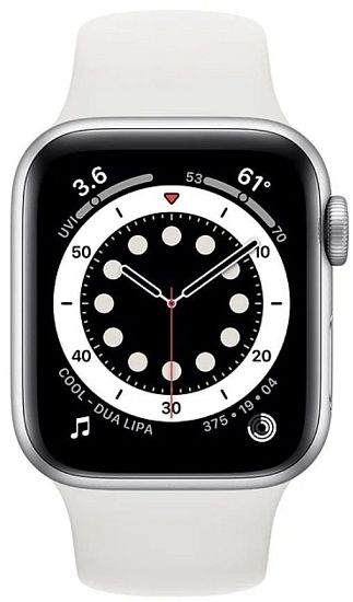 Часы Apple Watch Series 6 GPS, 40 мм,Silver, Sport Band (US)