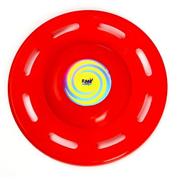 Летающая тарелка «Фигурная» 20 см, цвет красный