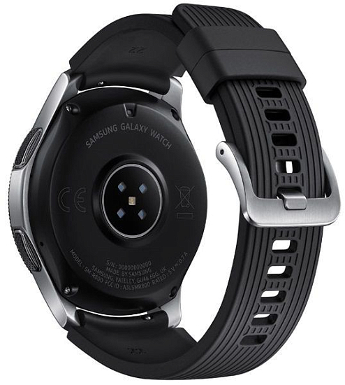 Умные часы Samsung Galaxy Watch 46mm серебристая сталь (US)